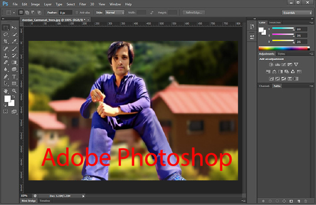 Photoshop user interface